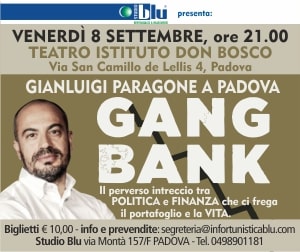 Studio Blu presenta Gianluigi Paragone Gang Bank
